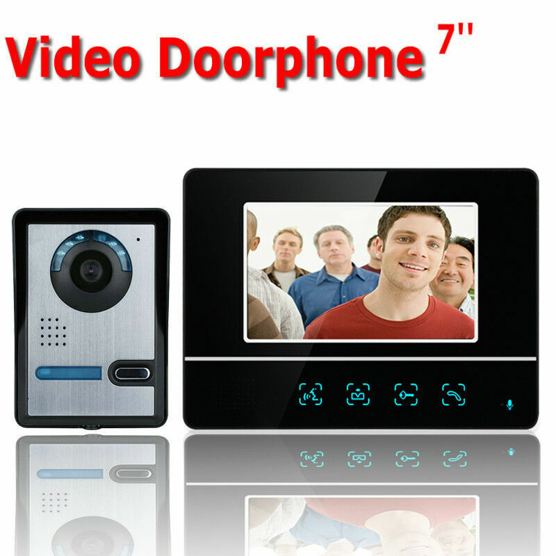 7"TFT Touch Screen Color Video Door Phone Night Version Camera Intercom system