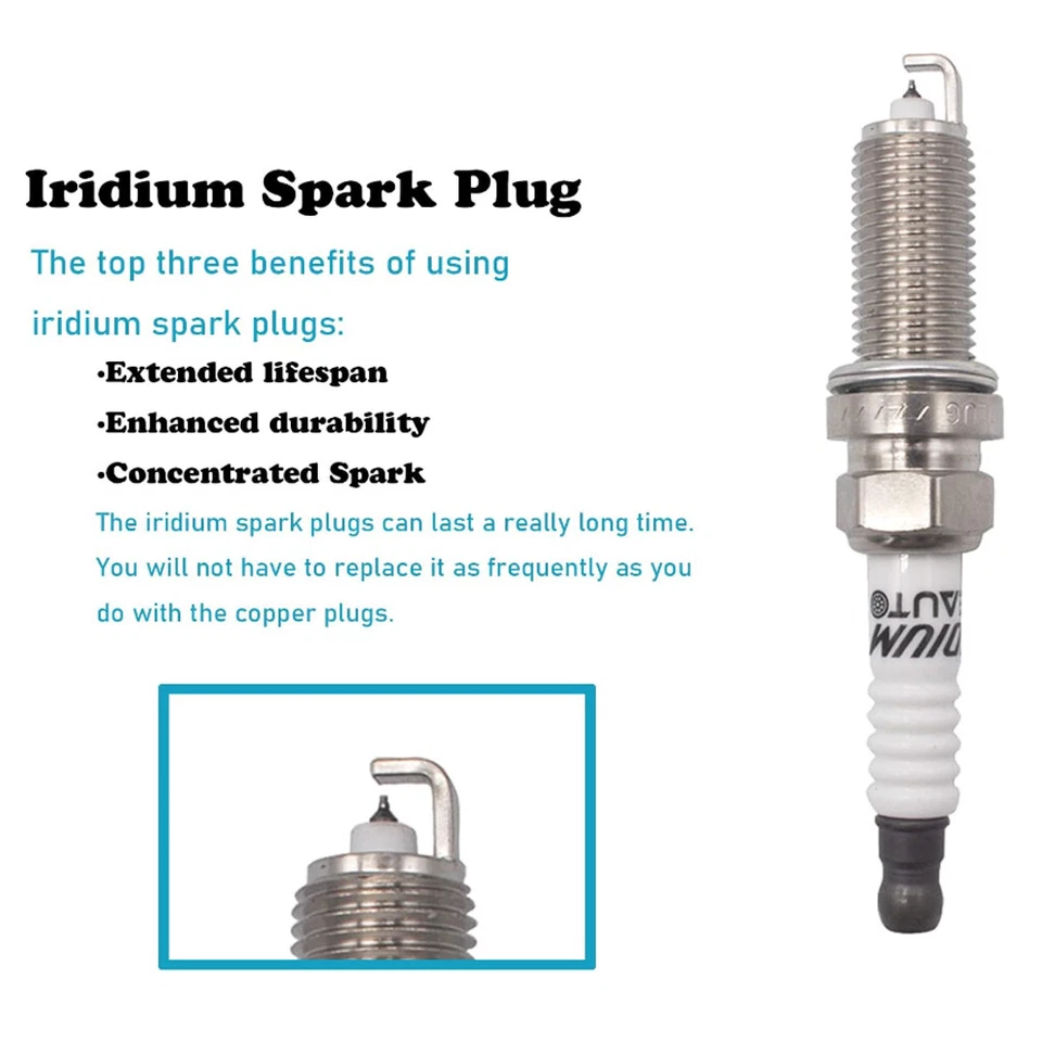8件装点火线圈+8件装火花塞套件适用于丰田红杉陆地巡洋舰V8 5.7L — 第 4/4 张图片