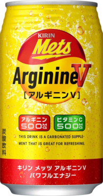 Kirin Mets Arginine V Powerful Energy 350ml 11.8oz × 24cans Japan