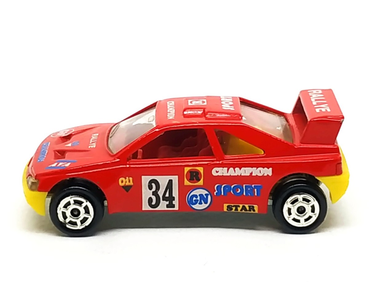 Majorette Peugeot 405 T16 Racing no.34 Red Wheel 6SV 1/60 (3