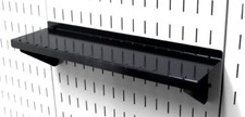 Pegboard Shelf Assembly 4-Inch Deep Black Compatible with Pegboard  Tool Board