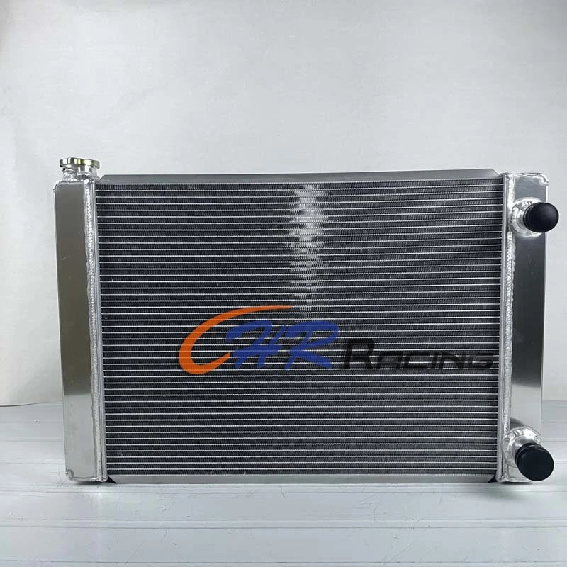 3 Row 24" Core Dual Pass Universal Crossflow Radiator with Fans - Image 4 of 4