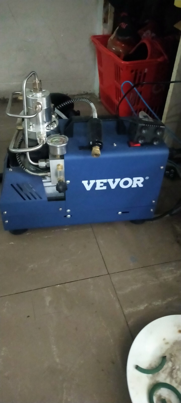 VEVOR High Pressure Air Compressor Pump 4500PSI Auto Stop 220V Paintball Airgun