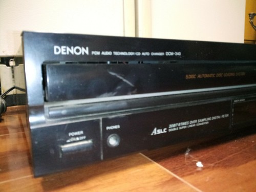 DENON DCM-340 COMPACT DISC PLAYER 5-DISC CD CHANGER VINTAGE 1994 w/ REMOTE! - Picture 8 of 8