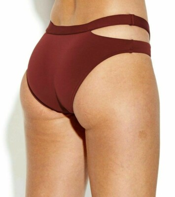 SEAFOLLY 40357-058 ACTIVE SPLIT BAND HIPSTER BIKINI UNTERTEIL PFLAUME GRÖSSE 8