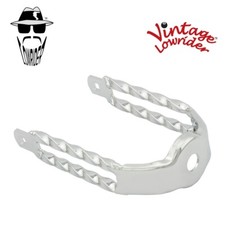 DOUBLE SQUARE TWSITED CHROME SPRING FORK YOKE LOWRIDER SCHWINN STINGRAY BICYCLE