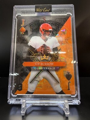 E744 - 2024 Wild Card Stacked Deck - Joe Burrow - 1/1 - Color Match Split