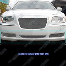 Custom Fits 2011-2013 Chrysler 300300c Stainless Steel Mesh Grill Combo Custom Fits 2011-2013 Chrysler 300300c Stainless Steel Mesh Grill Combo