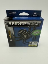 Spiderwire easy braid 110 yards 50lbs glow under black light yellow Fishing Wire