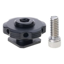 Aluminum Camera Mount Adapter 3/8 1/4 Thread Studio Tripod Smartphone Stabilizer