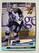 Roman Hamrlik 1992-93 Ultra #201 Tampa Bay Lightning NRMT FREE SHIPPING