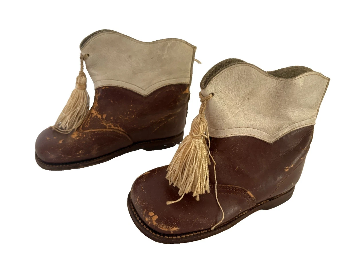 Brown Leather 1950s Vintage Shoes for Children for sale | eBay