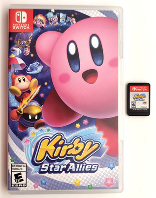 Kirby Star Allies (Nintendo Switch NSW, 2018) COMPLETE CIB Tested & Cleaned!