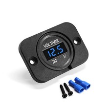 Volt Gauge Meter Voltage Led Digital Display Dc 12v-24v Car Panel Voltmeter