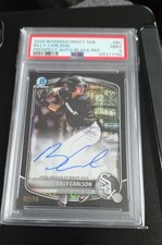 2025 Bowman Draft Chme Prospect Auto Billy Carlson #CPA-BC Black Ref/10 (AU, RC)