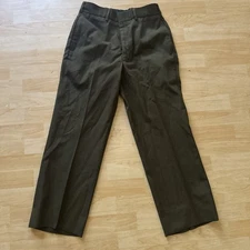 Defense Logistics Agency Pants Mens 32S Army Green Trousers Slacks