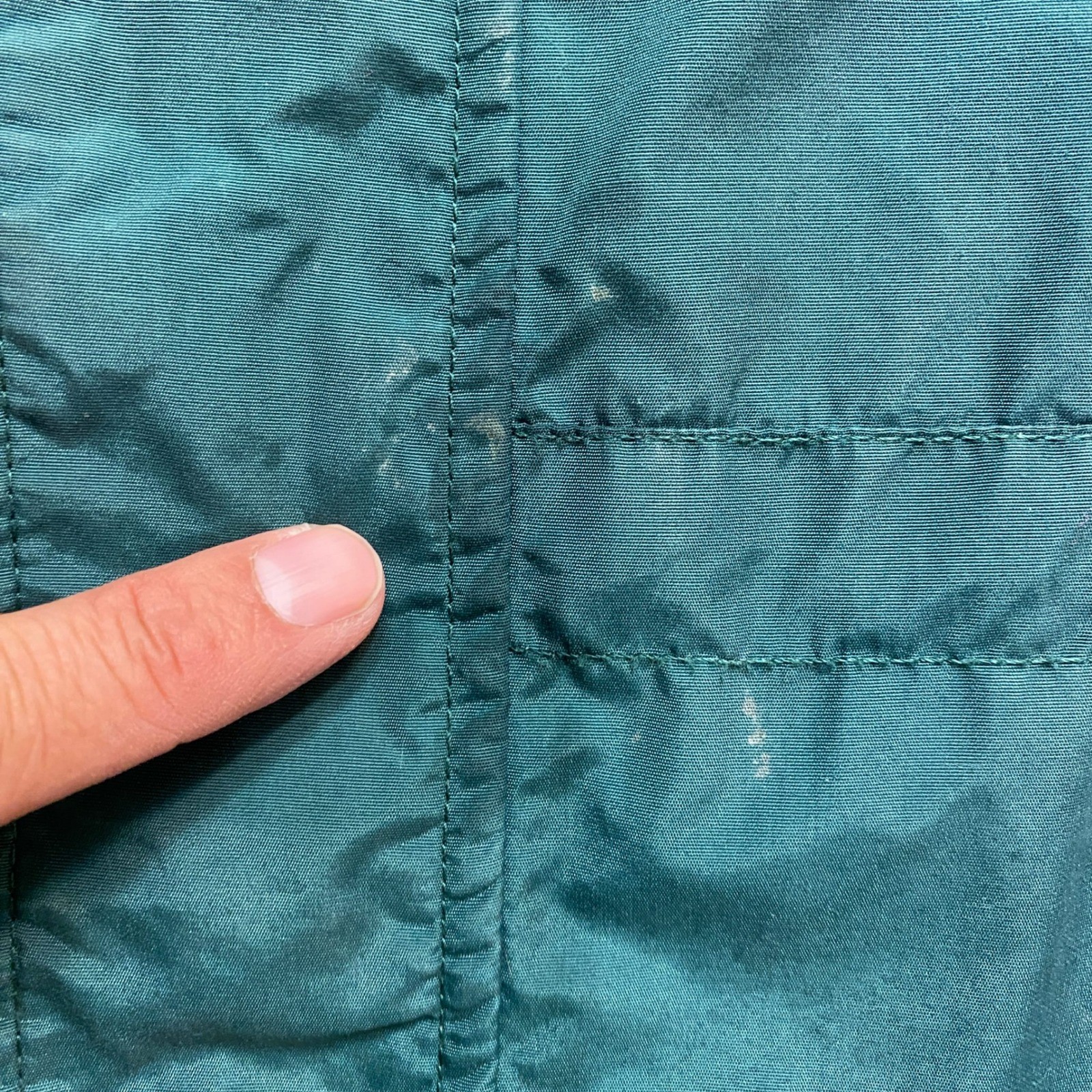 Vintage Columbia Sportswear Rain Jacket Mens XL Green Navy Gorpcore 90s Hooded thumbnail 8