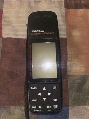 Eagle Explorer 12 Channel GPS Receiver Handheld LCD Screen Hunting Hiking Tested