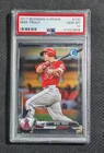 2017 Bowman Chrome Card #100 Mike Trout Graded PSA 10 Gem Mint