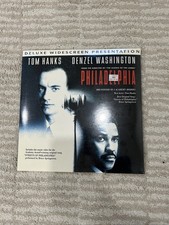 Philadelphia Widescreen Laserdisc - Tom Hanks  Denzel Washington