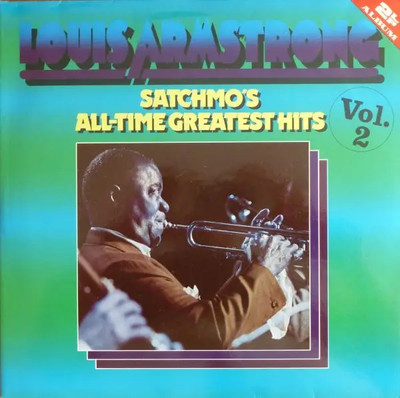 2xLP Louis Armstrong Satchmos All-Time Greatest Hits Vol.2 NEAR MINT all rou