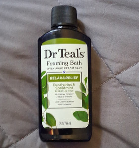 Dr Teal's Relax & Relief Bubble Bath Eucalyptus & Spearmint w/ Epsom 3 fl oz