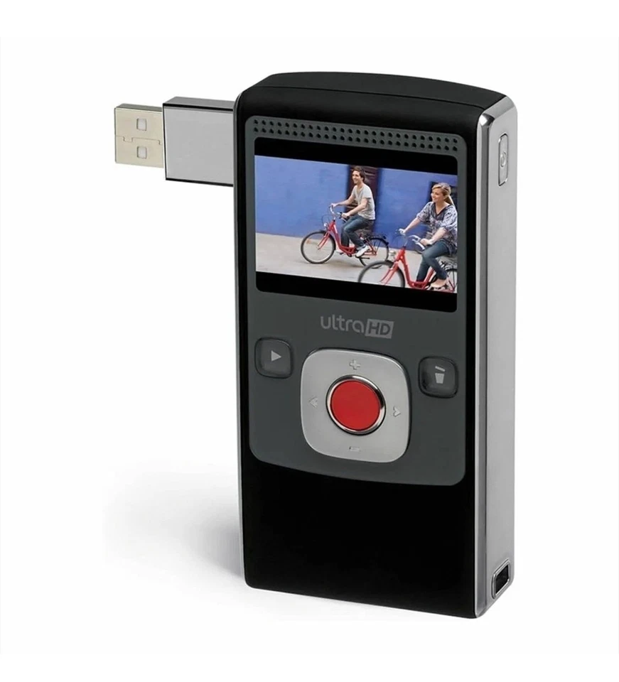 Flip Video UltraHD camcorder (Pre Owned) Excellent Condition w/accessories - Image 2 of 4