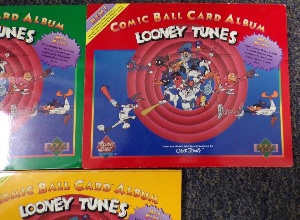 TARJETAS CÓMIC BALL 1990 MAZO SUPERIOR LOONEY TUNES JUEGOS COMPLETOS 3 CARPETAS 297 CARTAS Foto 3 de 4