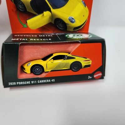 2020 Porsche 911 Carrera 4S * Yellow * 2025 Matchbox Moving Parts