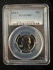 1968-S Washington Quarter PCGS PR67 Proof Coin Brilliant Cameo 🔥 Free Shipping!