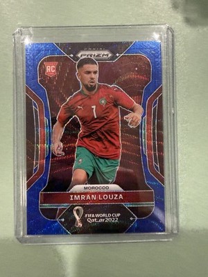 Imran Louza 2022 Prizm FIFA World Cup Prizms Blue RC #239 001/199 Morocco