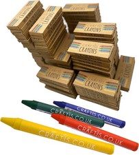 Multi-Pack of Bulk Crayons - 200 Boxes with 4 Colours Per Box, 800 Crayons Total