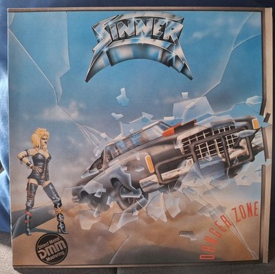 Sinner   Danger Zone Vinyl LP (1984) Erstpressung Noise DMM + OIS Metal Rock