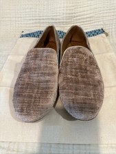 Tory Burch Velvet Smoking Slipper, 9.5, Pre Owned