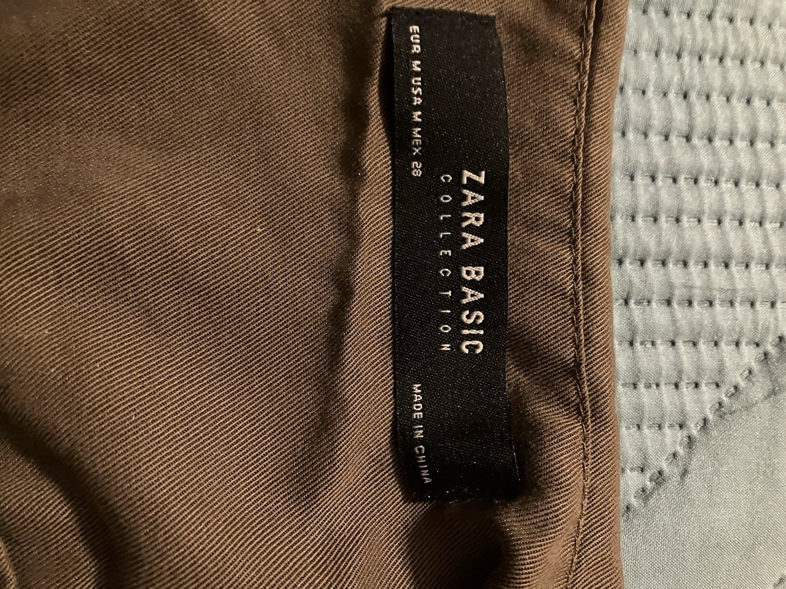 Zara Basic Brown Shirt Jacket Size Medium With Zi… - image 6