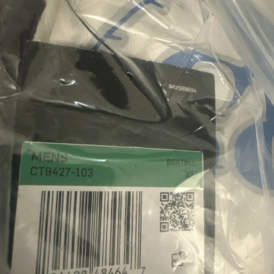 Nike Леброн Джеймс Мужская футболка джерси 23 LA Lakers белый / светло-синий XLG новый - Изображение 4 из 4