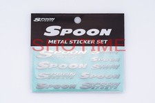 Spoon Sports Metal Sticker Decal Civic Ek4 Ek9 Sir Type-r Spoon Sports Metal Sticker Decal Civic Ek4 Ek9 Sir Type-r