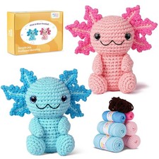 Crochet Kit for Beginners, Crochet Animal Kits,Crocheting Kit for Starters wi...
