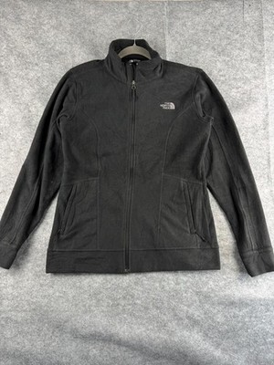 The North Face Damen Glacier Fleece Jacke Full Zip schwarz leicht TKA100 L