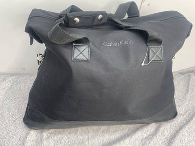 CALVIN KLEIN Duffel Travel Weekender Tote Flight Gym Bag 20x12 Cross Body  NWOT