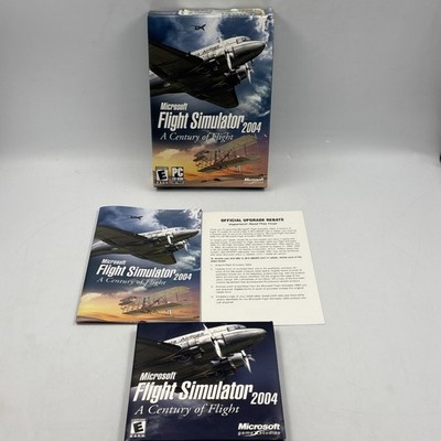 Microsoft Flight Simulator 2004 A Century of Flight PC CD-ROM 4 Disc