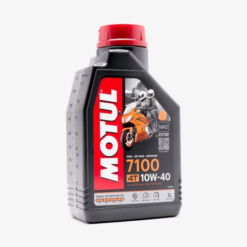 Motul Oil 7100 4T 10W40 100% Synthetic 1 Litre 4-Stroke Manual Multigrade 10W40