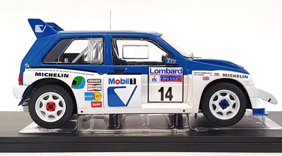 Ixo escala 1/18 18RMC068C.20 - MG Metro 6R4 - #14 RAC Rally 1986 Foto 3 de 4