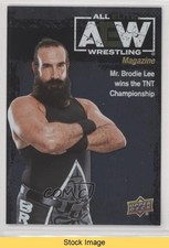 2021 AEW All Elite Wrestling Magazine Rainbow Foil Mr Brodie Lee #95 READ 0n3f