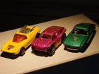 Lot Of 3 Diecast Lesney Matchbox Cars, Ferrari Berlinetta Mod Rod Beach Buggy