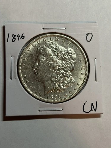 1896-O $1 Morgan Silver Dollar Nice AU Tough Date