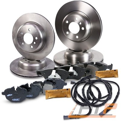 BREMSSCHEIBEN + BREMSBELÄGE VORNE + HINTEN FÜR BMW 5-ER F10 F11 BJ 09-17