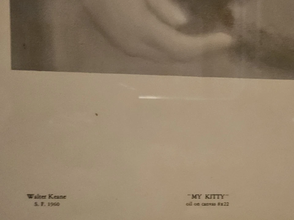 Impresión de Walter (Margaret) Keane My Kitty y impresión de Best Friends Foto 3 de 4