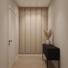 wall panel decor velvet/living room/hallway/bedroom-easy installation