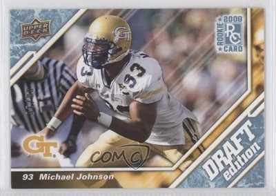 2009 Upper Deck Draft Edition Platinum 8/10 Michael Johnson #5 2u3
